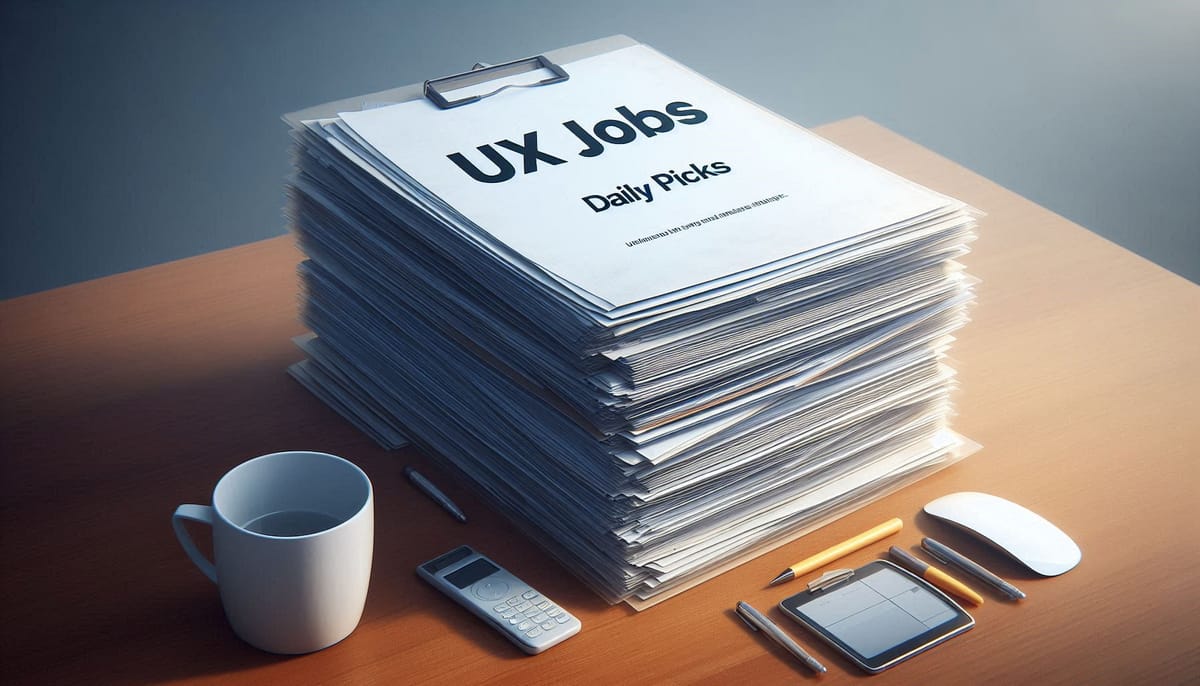 UX Jobs : Daily Picks (Monday)